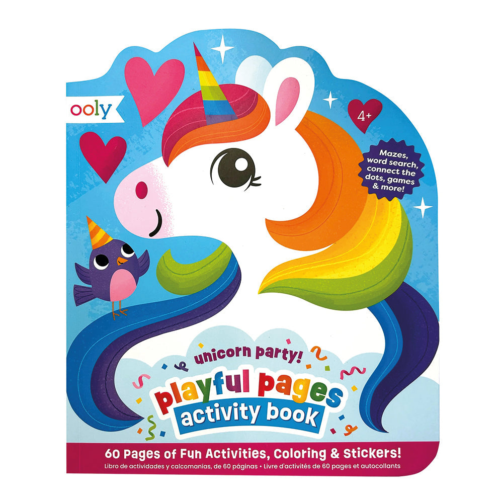 Ooly Playful Pages Aktivite Kitabı - Unicorn Party