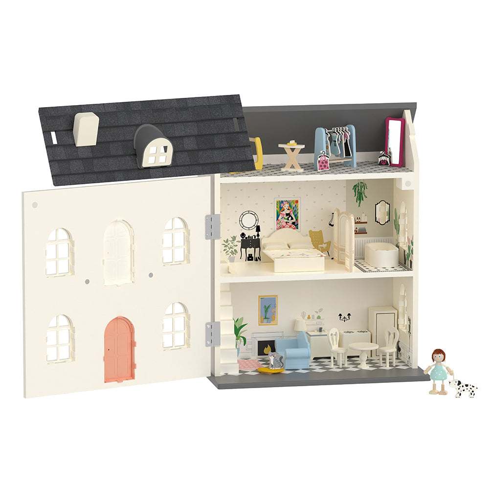 Classic World Ahşap Vintage Bebek Evi