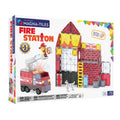 Magna Tiles Fire Station Manyetik Bloklar - 50 Parça