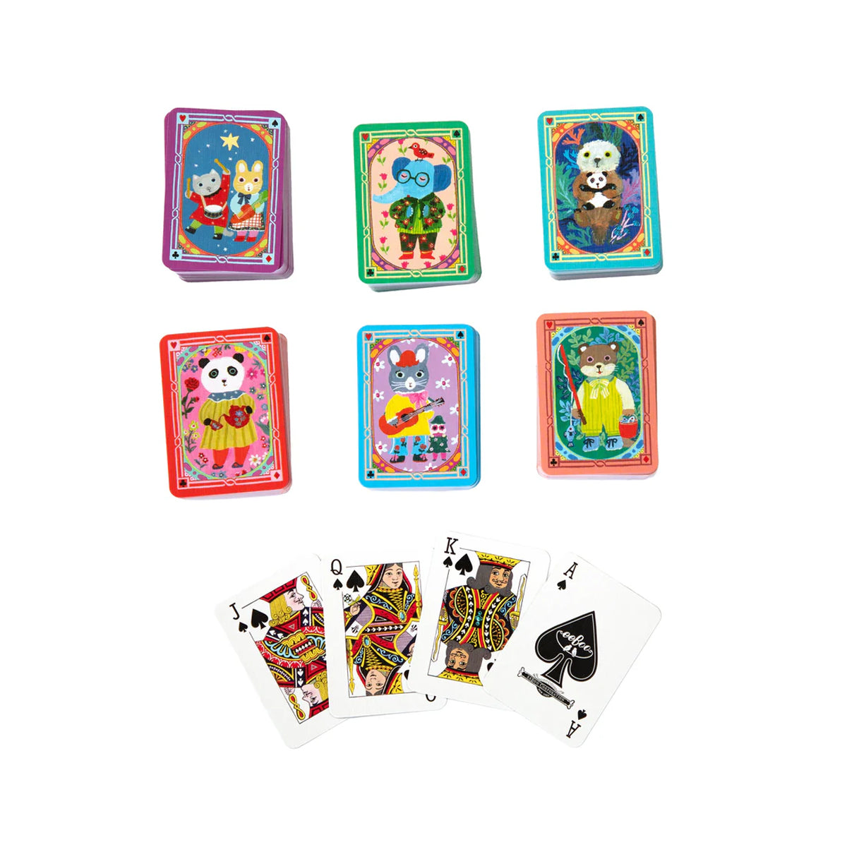 Eeboo Yumi Mini Oyun Kartları - Elephant