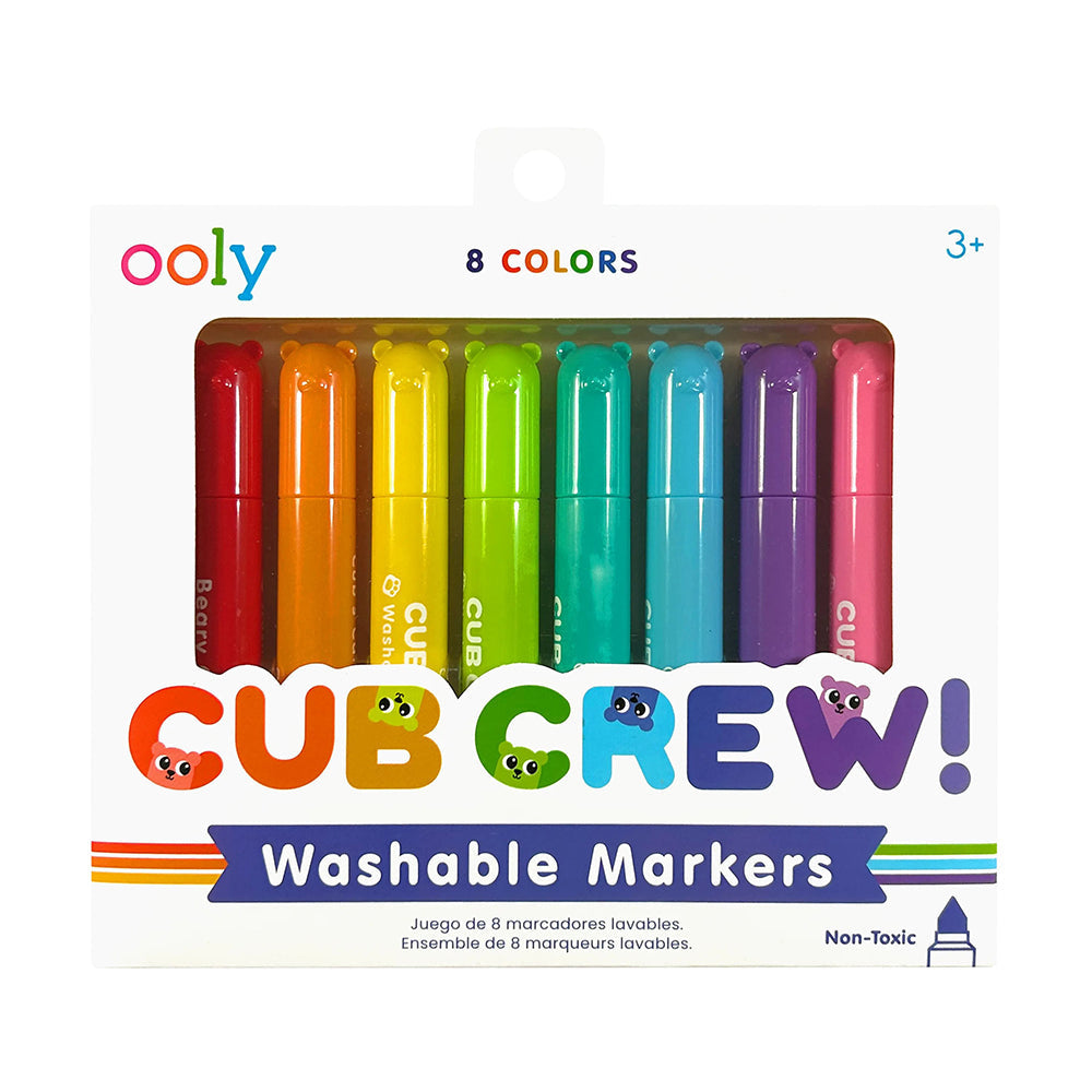 Ooly Cub Crew Yıkanabilir 8'li Keçeli Kalem