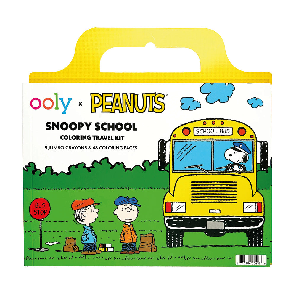 Ooly x Peanuts Snoopy School Seyahat Boyama Seti