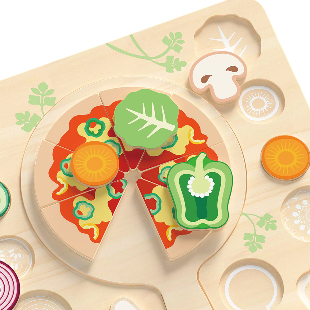 Classic World Ahşap Pizza Yapbozu
