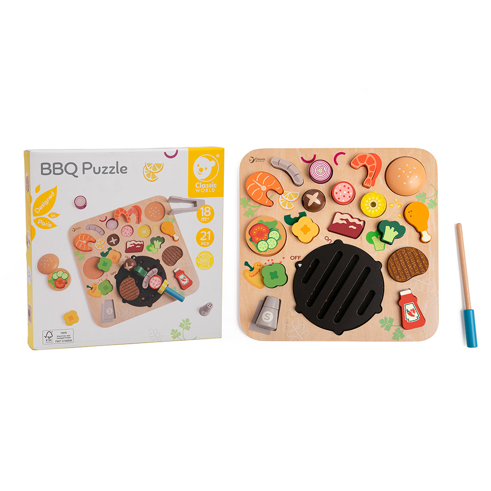 Classic World Ahşap Barbekü Yapboz