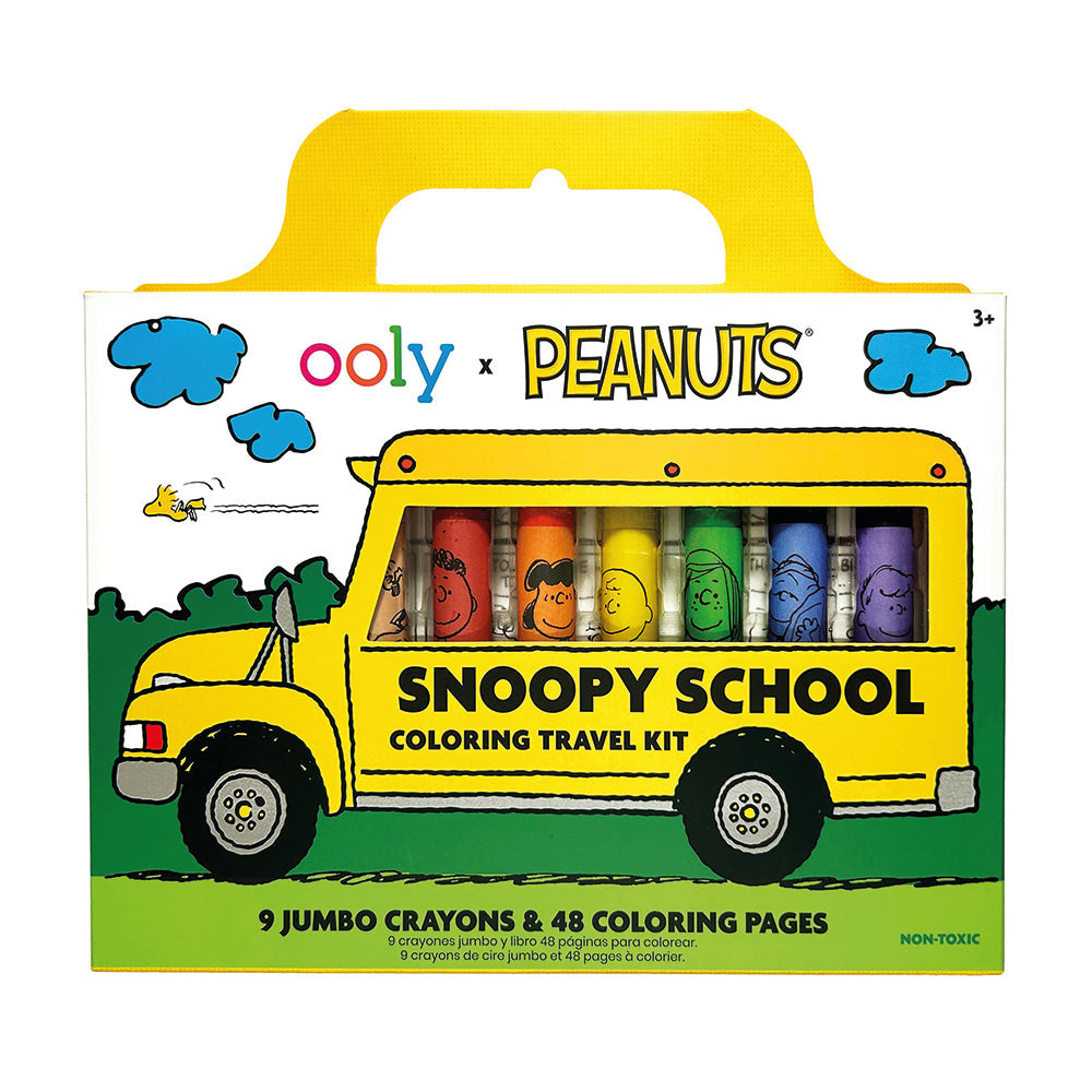 Ooly x Peanuts Snoopy School Seyahat Boyama Seti