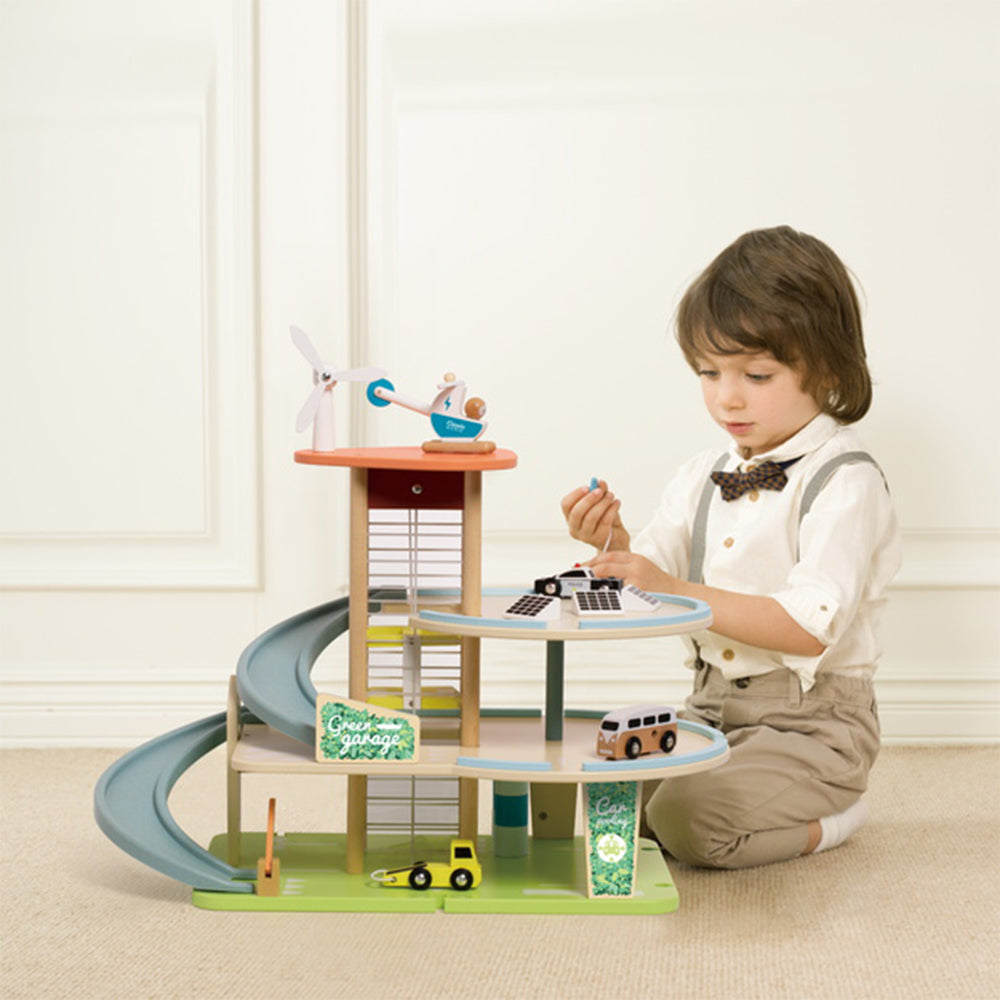 Classic World Ahşap Yeşil Garaj