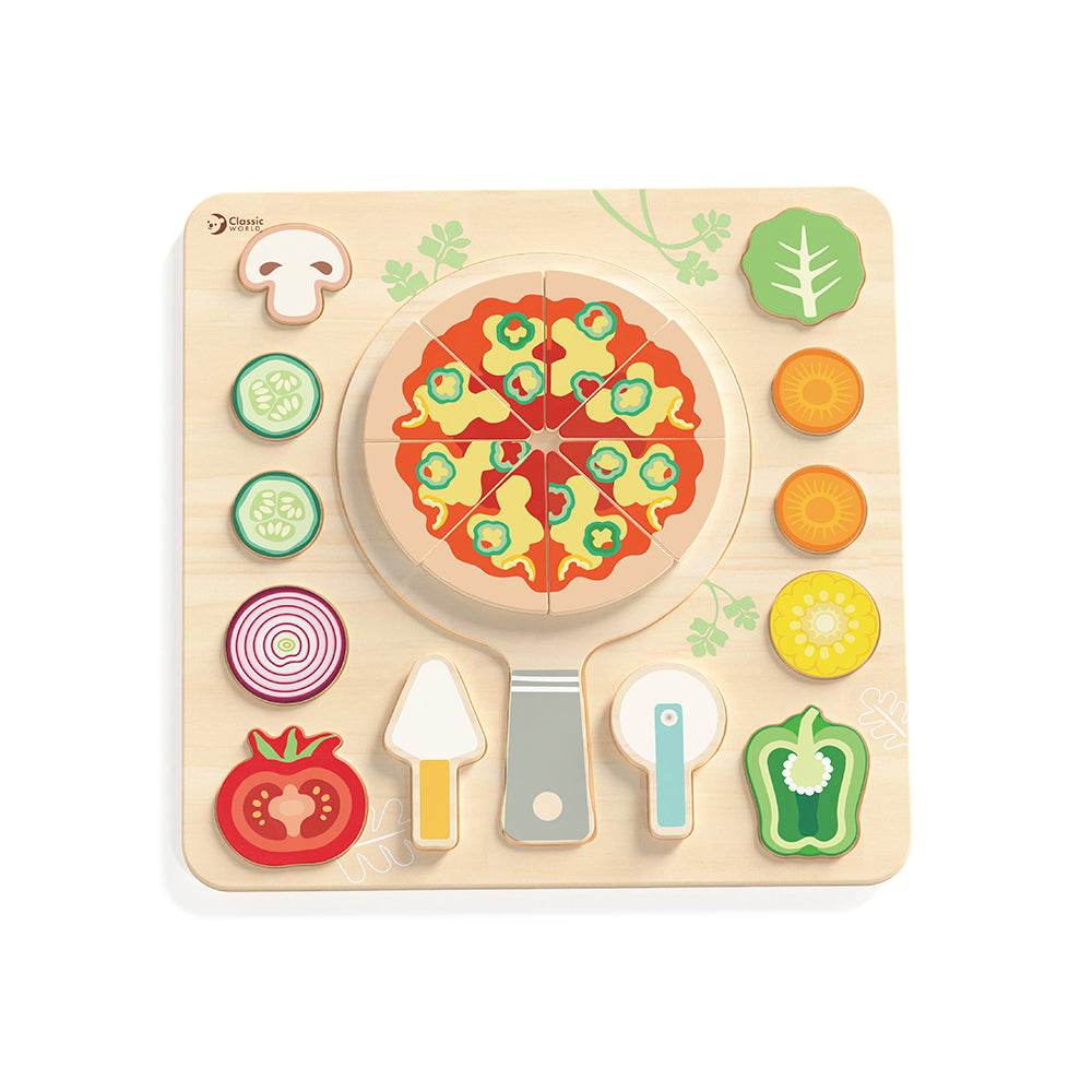 Classic World Ahşap Pizza Yapbozu