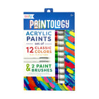 Ooly Paintology Akrilik 12li Boya Seti - Klasik Renkler
