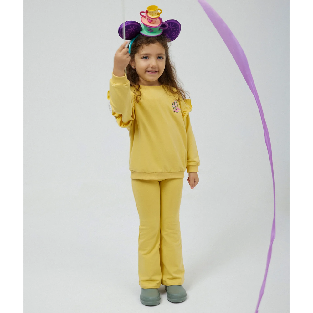 Miela Kids İspanyol Tayt - Açık Sarı