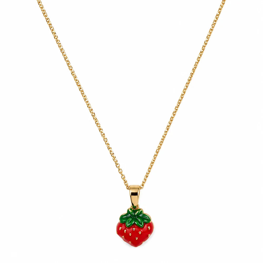 Lille Trove Strawberry Kolye