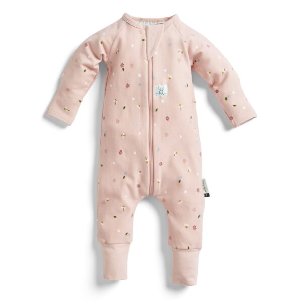 ErgoPouch 1.0 TOG Organik Pamuklu Patikli Pijama Tulum - Pembe
