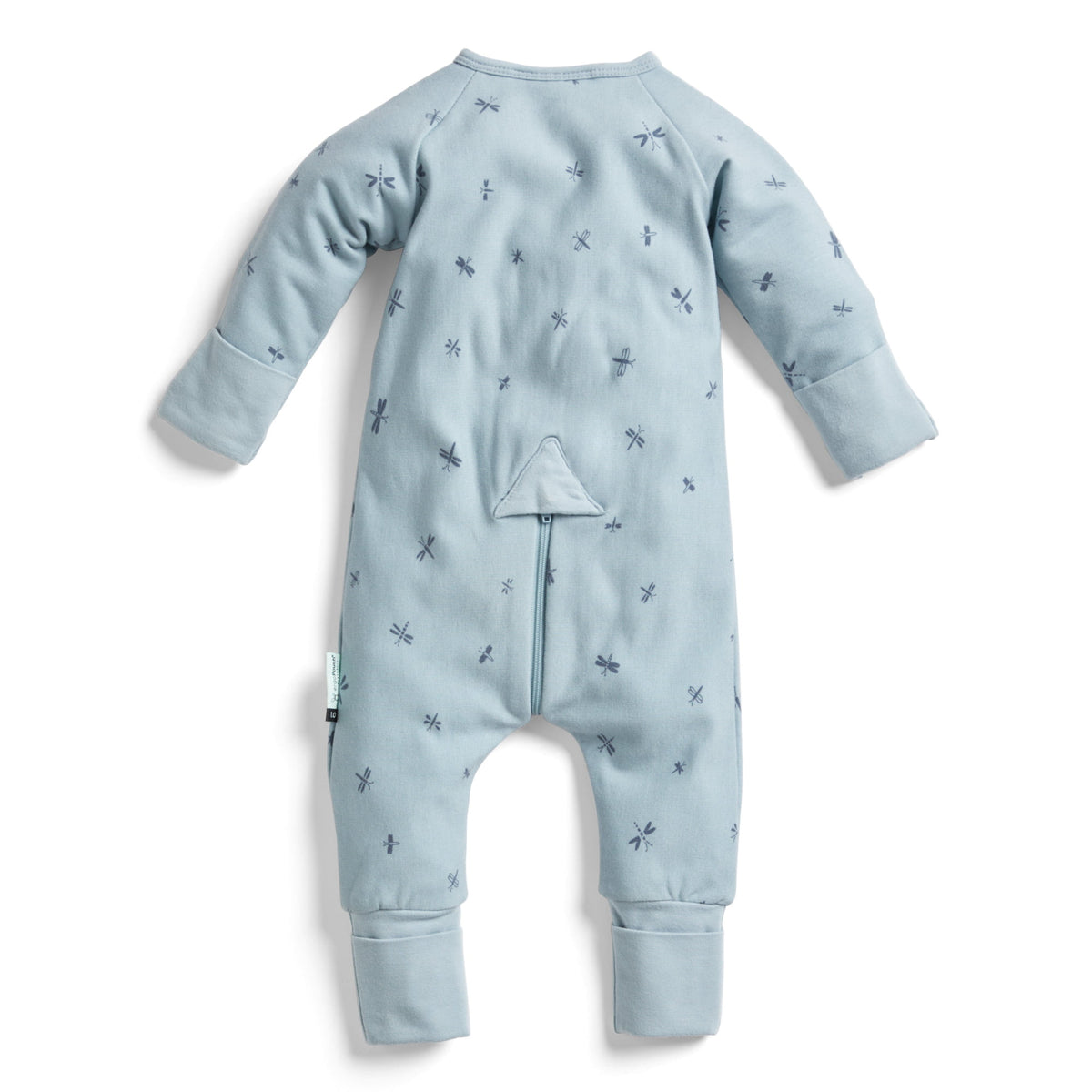 ErgoPouch 1.0 TOG Organik Pamuklu Patikli Pijama Tulum - Mavi