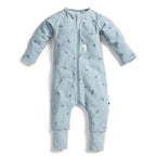 ErgoPouch 1.0 TOG Organik Pamuklu Patikli Pijama Tulum - Mavi