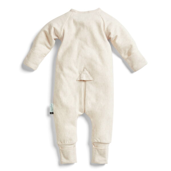 ErgoPouch 1.0 TOG Organik Pamuklu Patikli Pijama Tulum - Krem