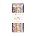 Meri Meri x Liberty - Çiçekli Mumlar - 16 Adet