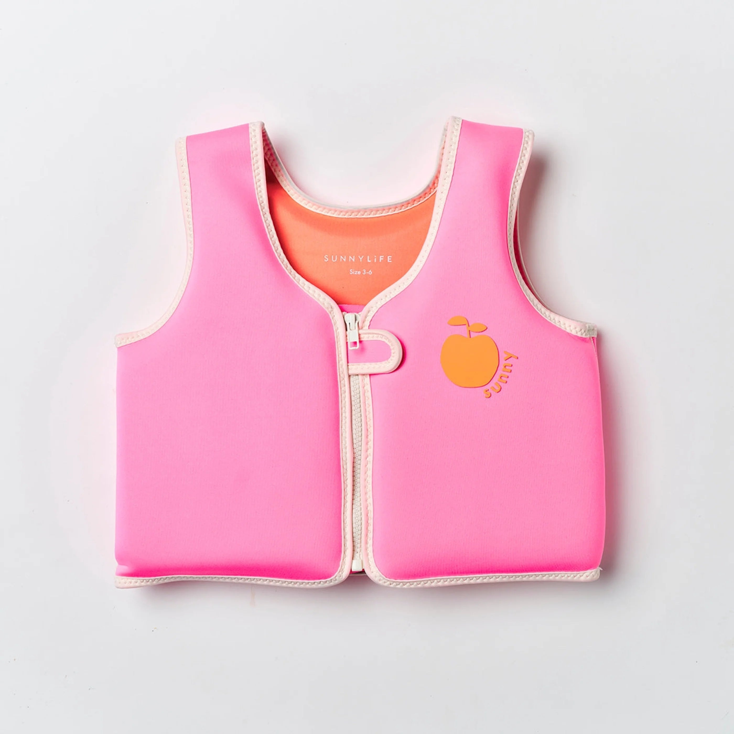 Sunnylife Neon Pembe Çocuk Yüzme Can Yeleği
