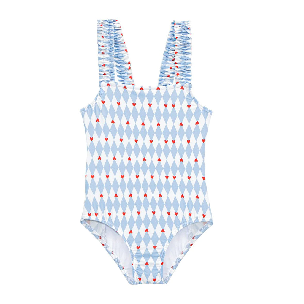 Sand Mother Smocked Swimsuit - Diamonds