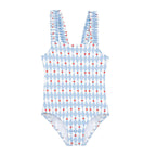 Sand Mother Smocked Swimsuit - Diamonds