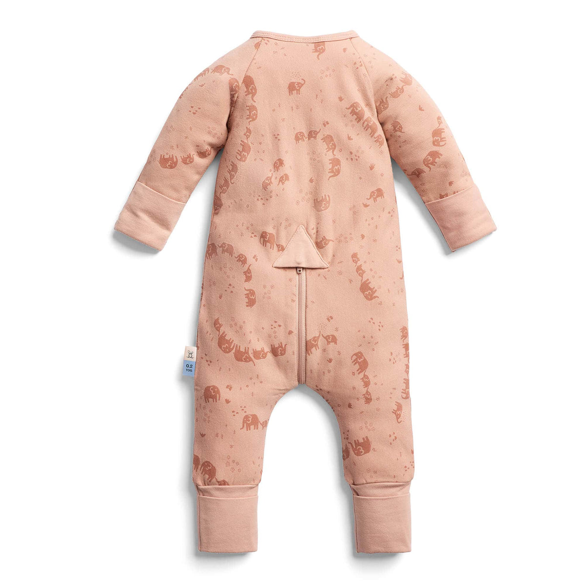 ErgoPouch 1.0 TOG Organik Pamuklu Patikli Pijama Tulum - Somon