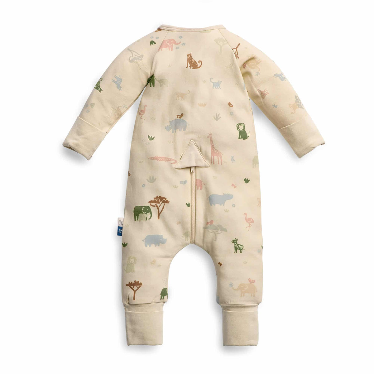 ErgoPouch 1.0 TOG Organik Pamuklu Patikli Pijama Tulum - Bej