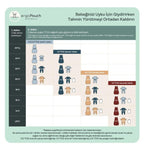ErgoPouch 1.0 TOG Organik Pamuklu Patikli Pijama Tulum - Somon