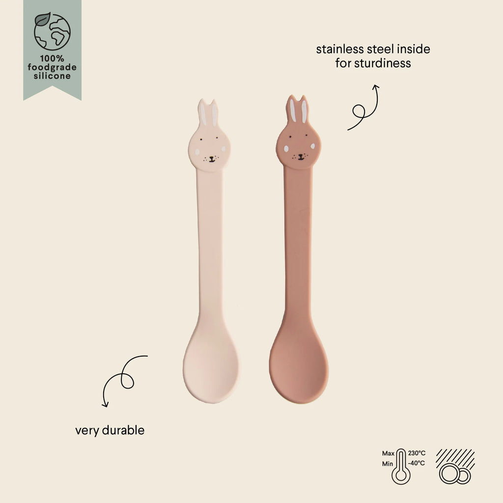 Trixie Mrs. Rabbit - Silikon 2li Kaşık Seti