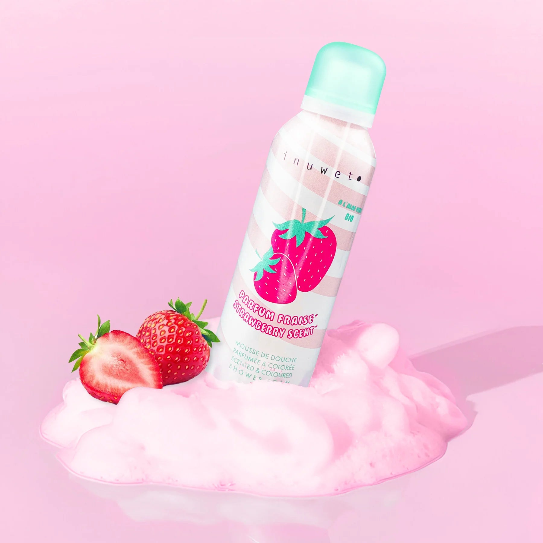 Inuwet Çilek Kokulu Duş Köpüğü 200ml
