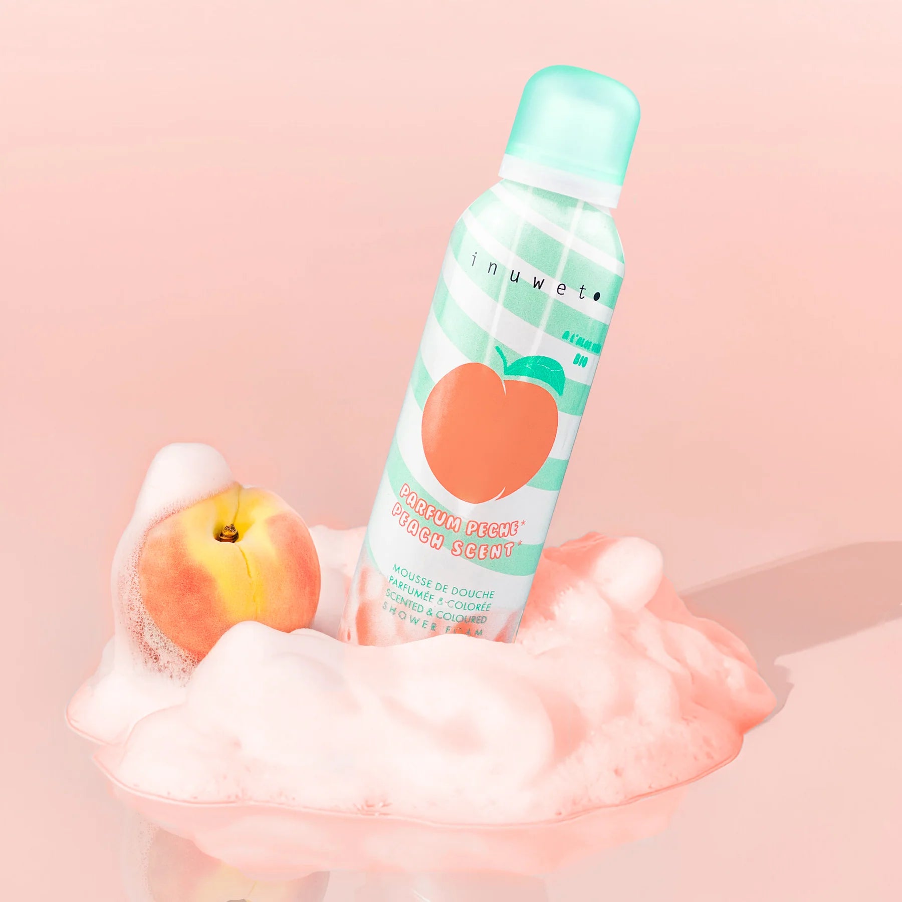 Inuwet Şeftali Kokulu Duş Köpüğü 200ml