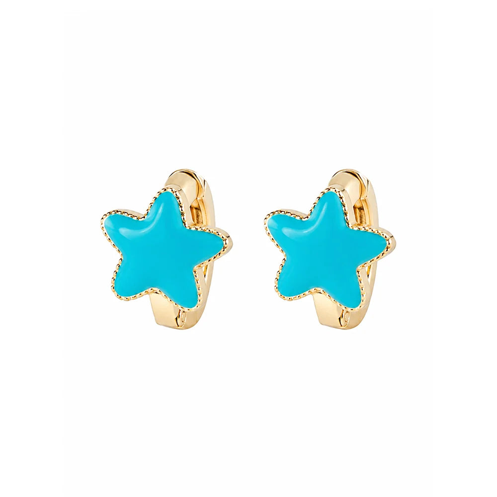 Lille Trove Blue Stars Küpe