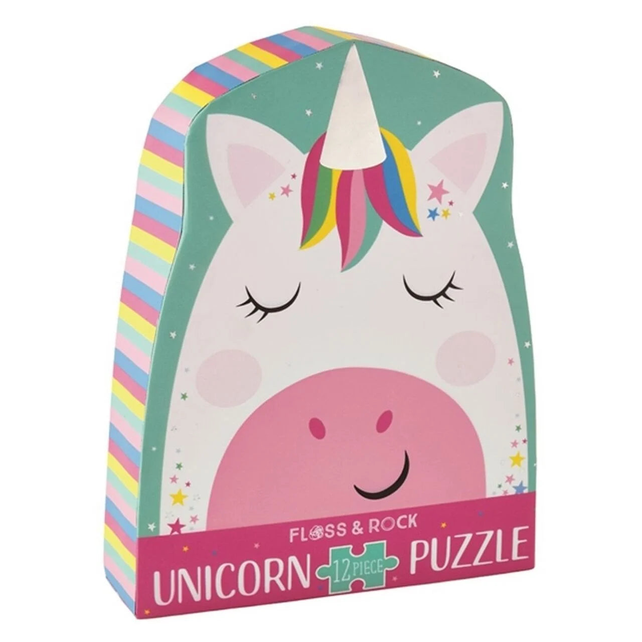 Floss Rock 12 Parça Şekilli Yap Boz - Unicorn