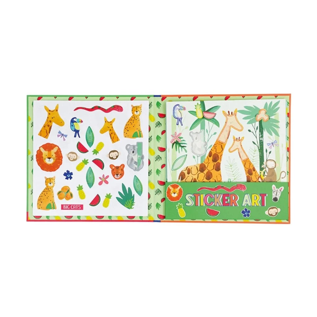Floss & Rock Kokulu Sticker Aktivite Kitabı Jungle