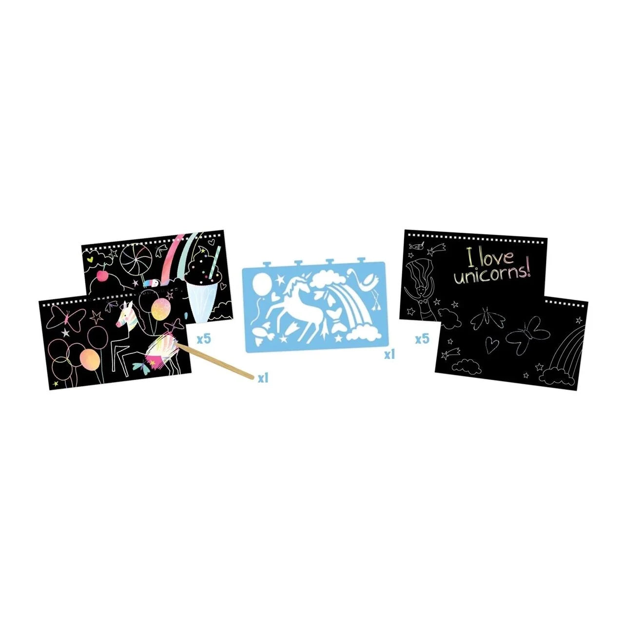 Floss Rock Scratch & Play Aktivite Kitabı-Fantasy