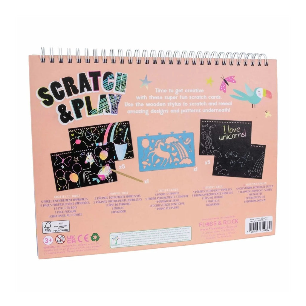 Floss Rock Scratch & Play Aktivite Kitabı-Fantasy
