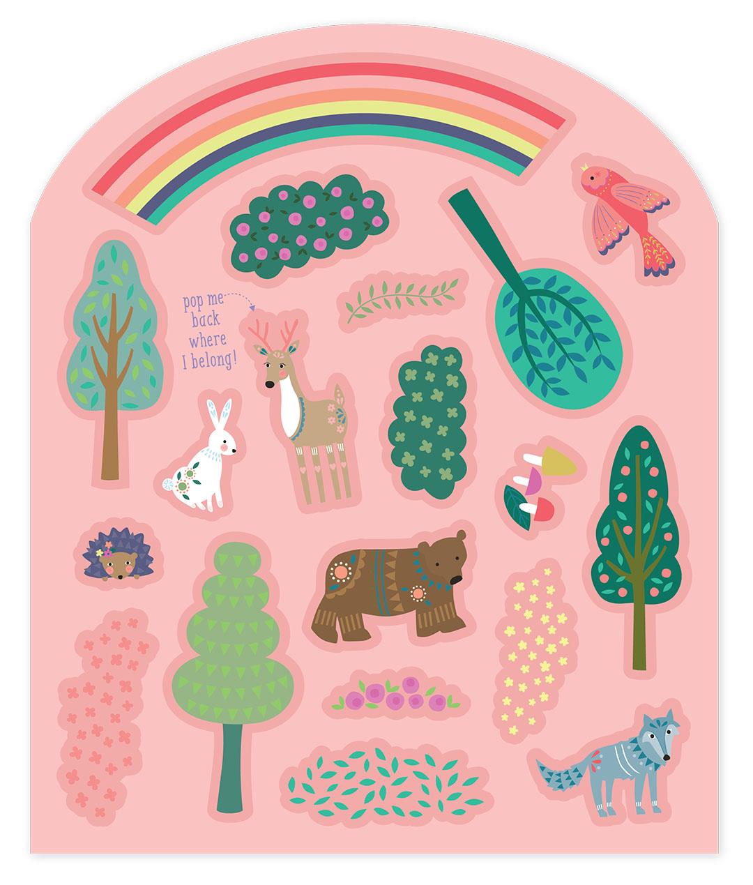 Floss & Rock Tak Çıkart Sticker Oyun Sahnesi / Fairy Tale