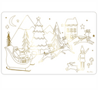 Meri Meri - Christmas Colouring Placemats - Yeni Yıl Boyamalı Amerikan Servisi - 8'li