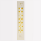 Meri Meri Gold Swirl Taper Candles - Altın Kıvrımlı Mumlar (2'li)