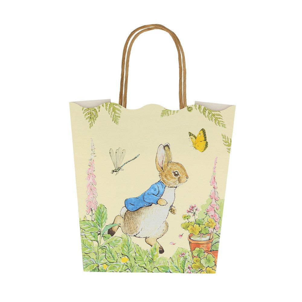 Meri Meri - Peter Rabbit In The Garden Party Bags - Peter Rabbit Bahçede Parti Çantaları - 8'li