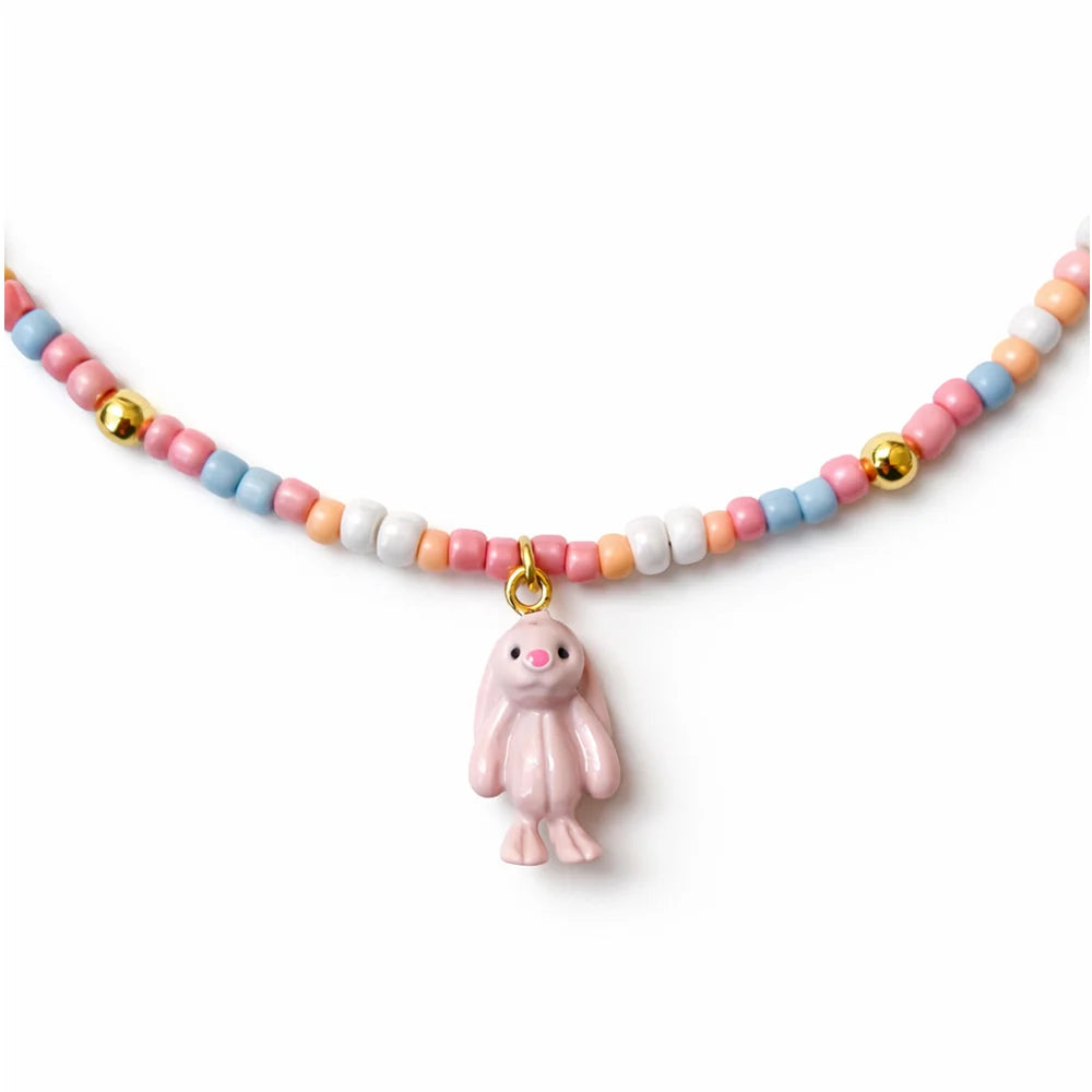 Lille Trove Jelly Rabbit Kolye - Pembe