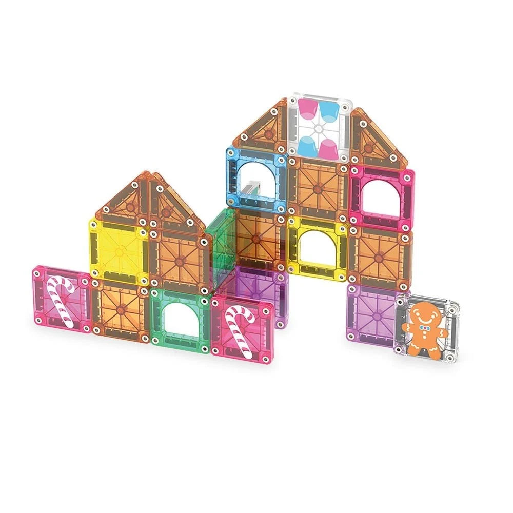Magna Tiles Travel Gingerbread House - MicroMAGS Seyahat Seti - 24 Parça