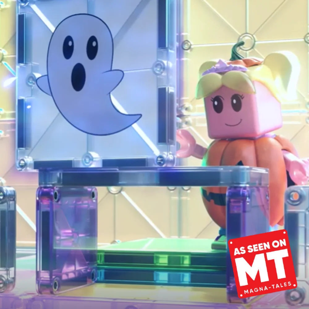 Magna Tiles Travel Spooky - MicroMAGS Ürkütücü Seyahat Seti - 24 Parça