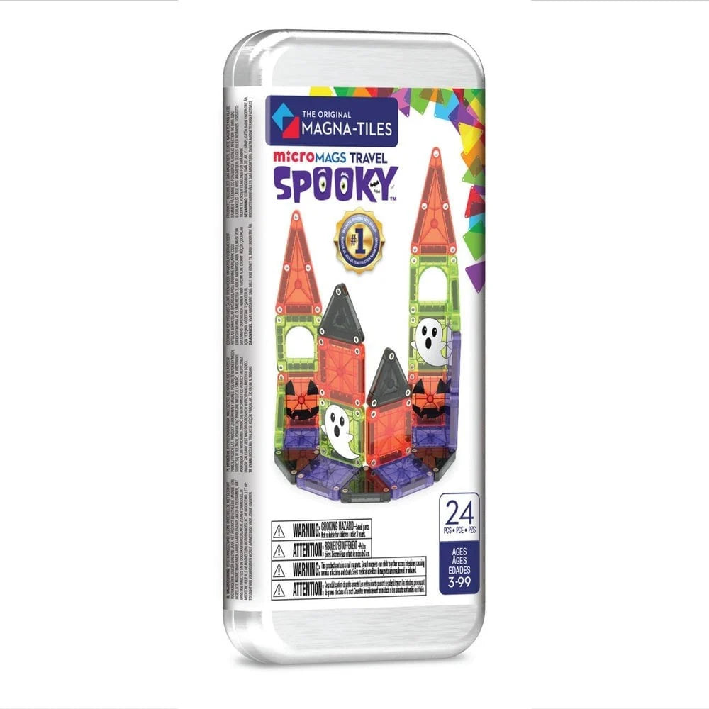 Magna Tiles Travel Spooky - MicroMAGS Ürkütücü Seyahat Seti - 24 Parça