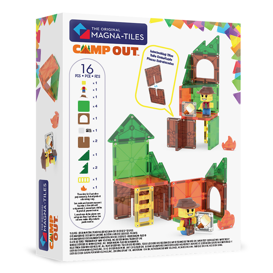 Magna Tiles Camp Out Manyetik Bloklar - 16 Parça