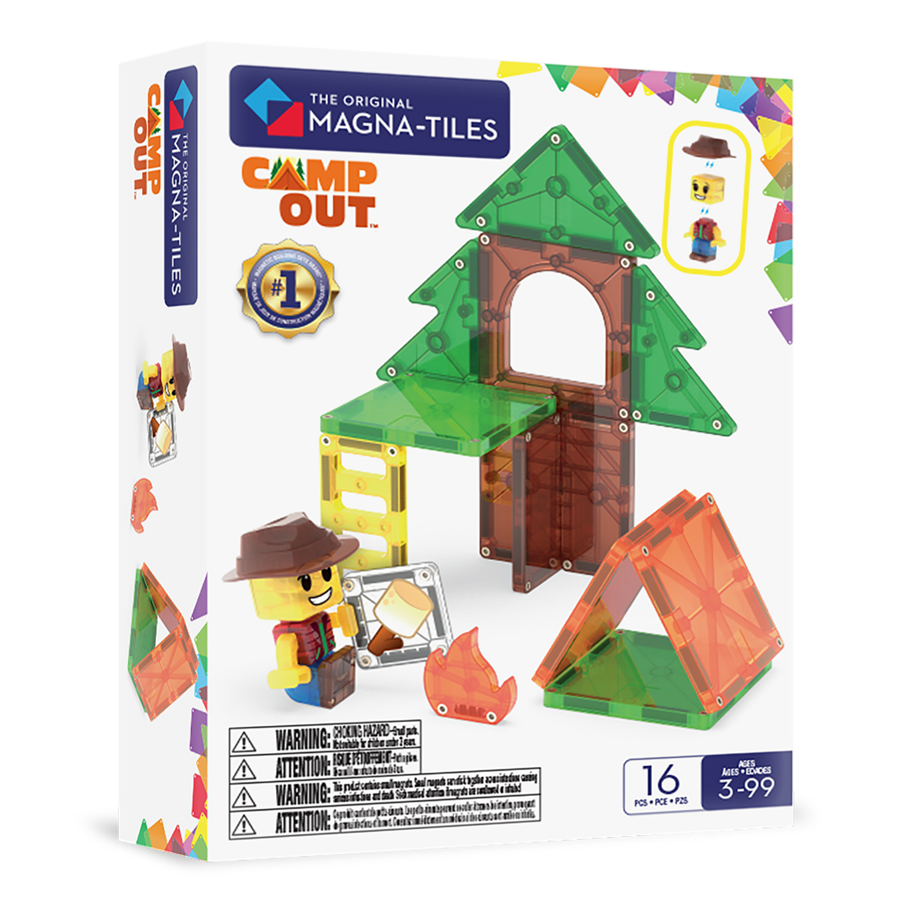 Magna Tiles Camp Out Manyetik Bloklar - 16 Parça