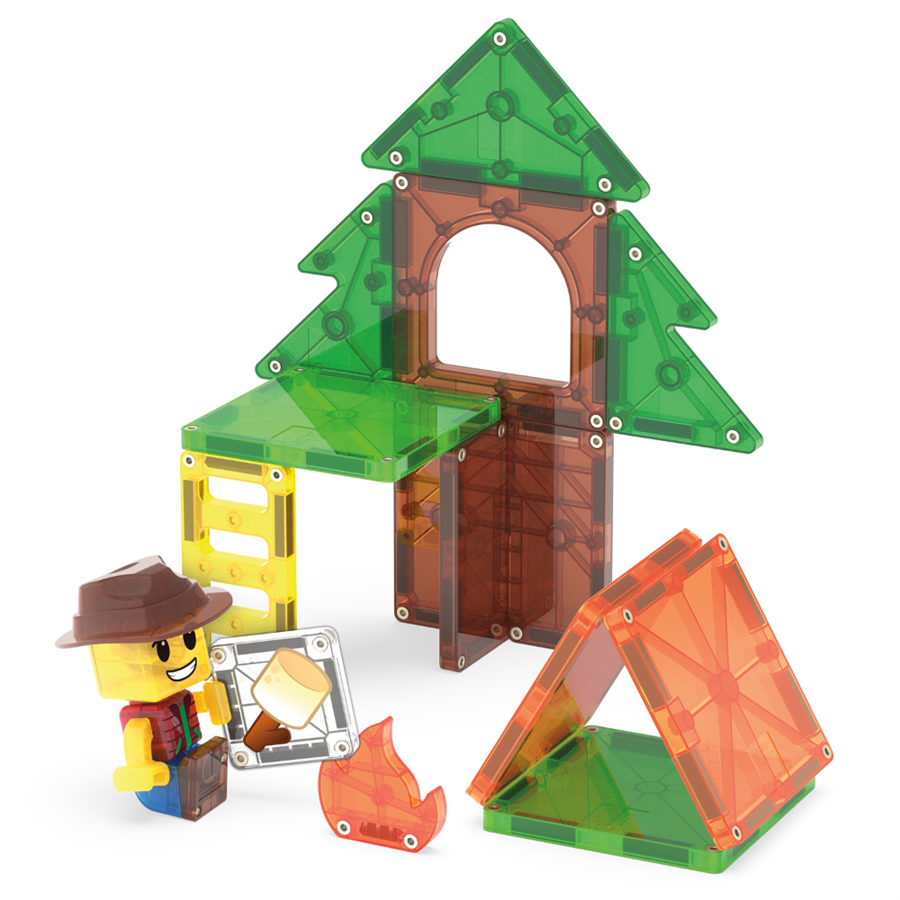 Magna Tiles Camp Out Manyetik Bloklar - 16 Parça