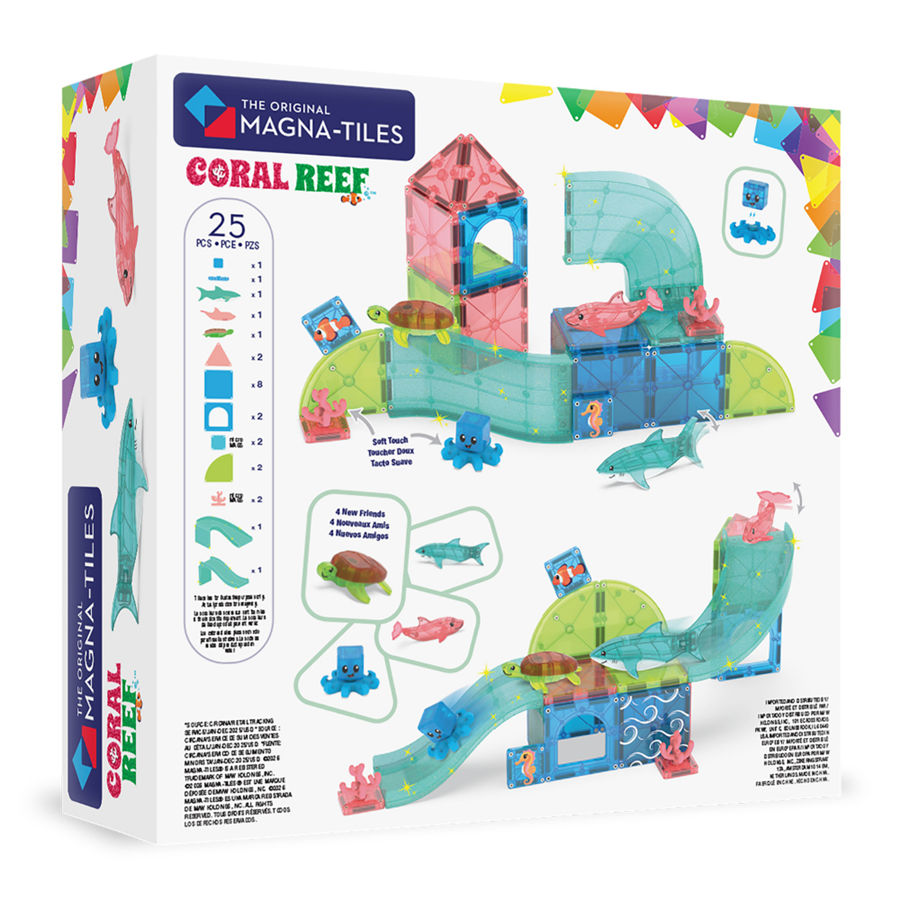 Magna Tiles Coral Reef Manyetik Bloklar - 25 Parça