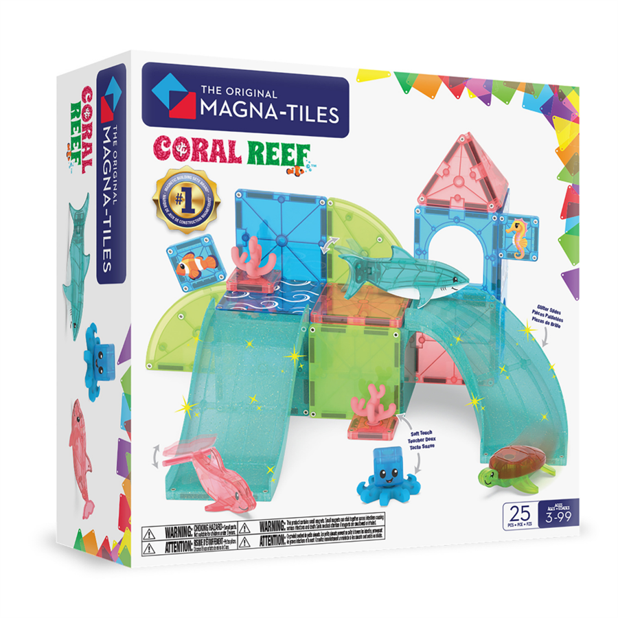 Magna Tiles Coral Reef Manyetik Bloklar - 25 Parça