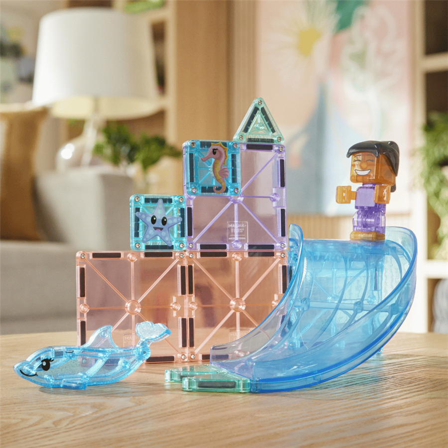 Magna Tiles Dolphin Bay Manyetik Bloklar - 13 Parça