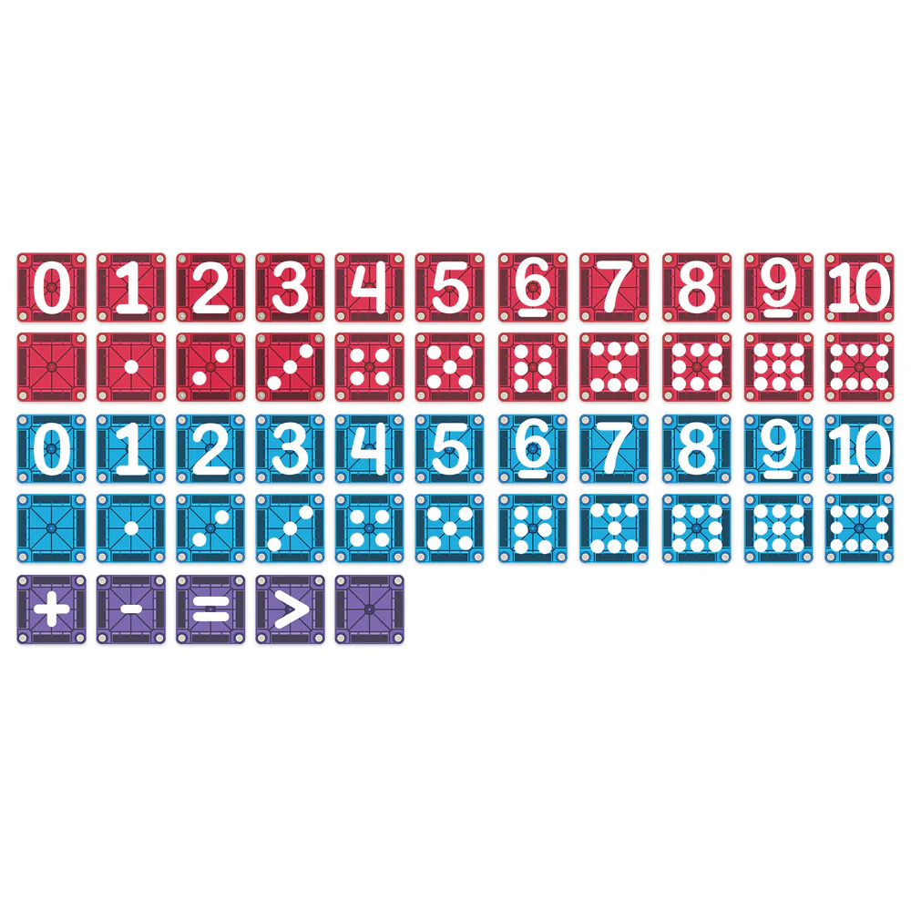 Magna Tiles Learn Numbers Manyetik Bloklar - 56 Parça