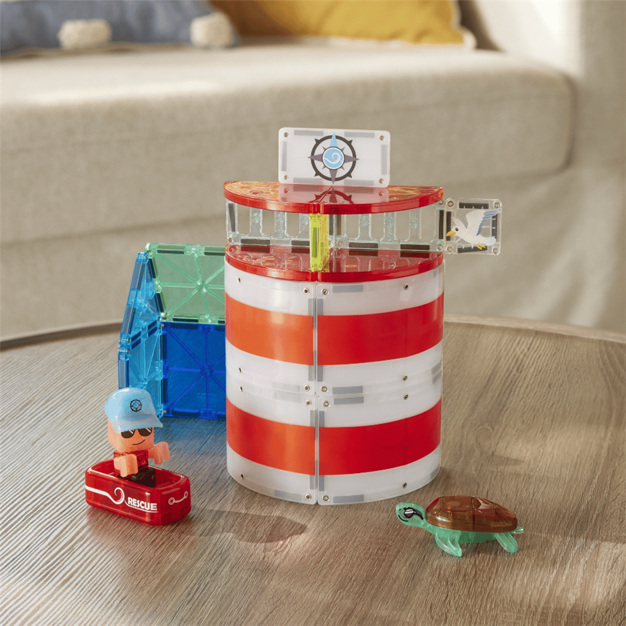 Magna Tiles Lighthouse Rescue Manyetik Bloklar - 25 Parça