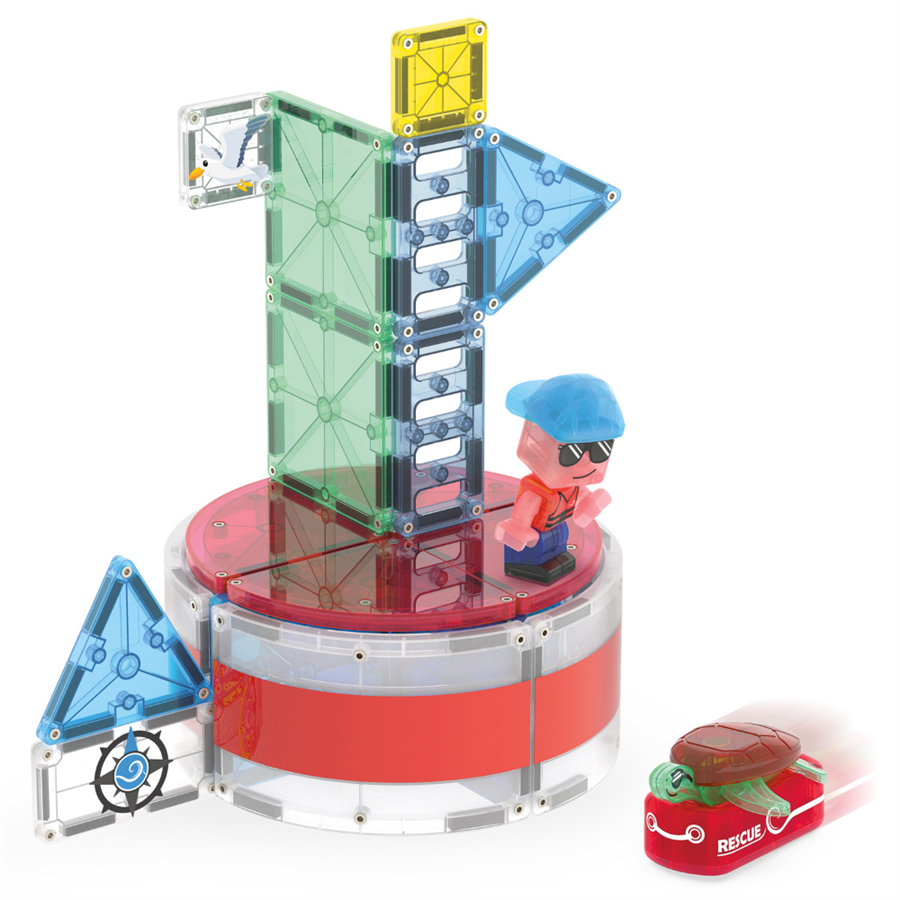 Magna Tiles Lighthouse Rescue Manyetik Bloklar - 25 Parça